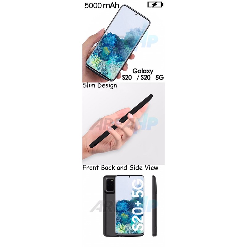 Powerbank Powercase Power Bank Case Casing Cover Smart Battery JLW 5000mAh For Samsung S20
