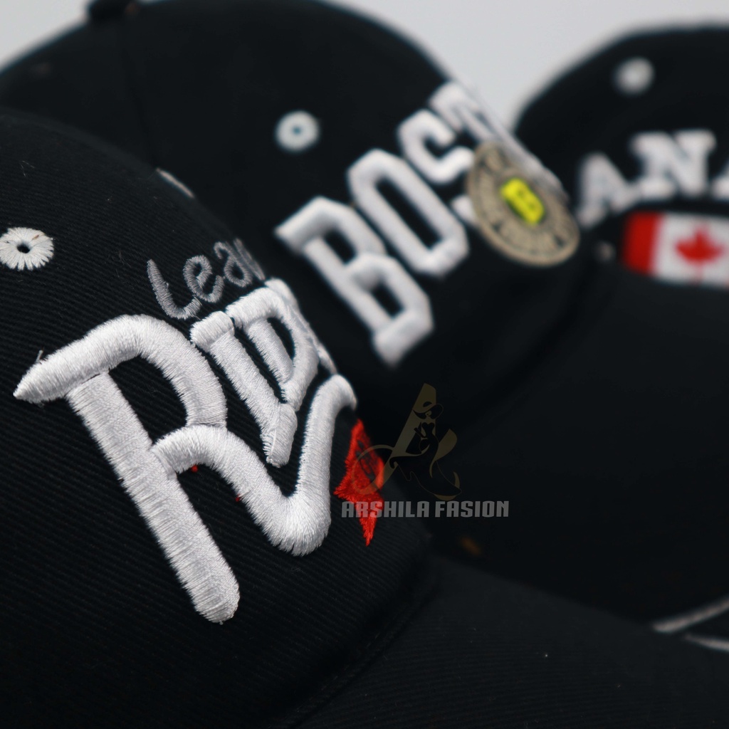 Topi Pria Baseball Dewasa Bordir Nama Negara Rafel Daimaru