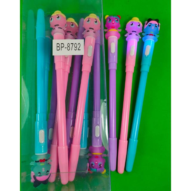 

Pulpen fancy lampu disco karakter murah - Pulpen nyala murah - pulpen LED murah atk grosir indo