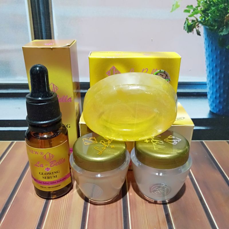 (Terlaris)Paket Cream La bella 4In1 // Paket Hemat Cream Labella 4in1