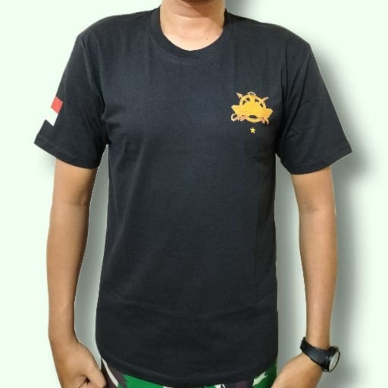 KAOS TNI AD KAVALERI//KAOS TNI AD//KAOS LENGAN PENDEK COMBED 30S