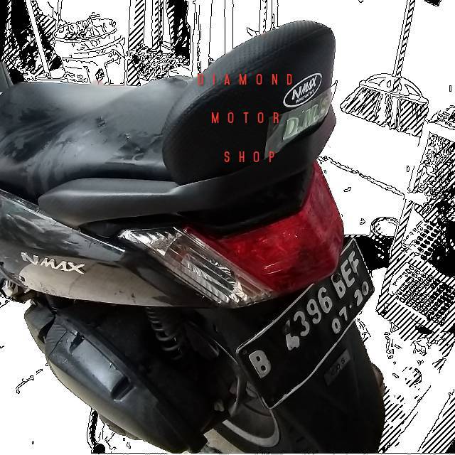 Jual Sandaran jok nmax sandaran jok belakang nmax sandaran jok behel