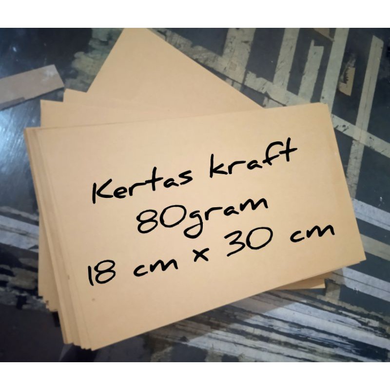 kertas coklat samson 80gsm ukuran 18x30cm