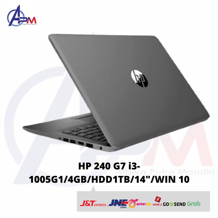 Notebook HP 240 G7 i3-1005G1/4GB/1TB WIN10 14” GREY