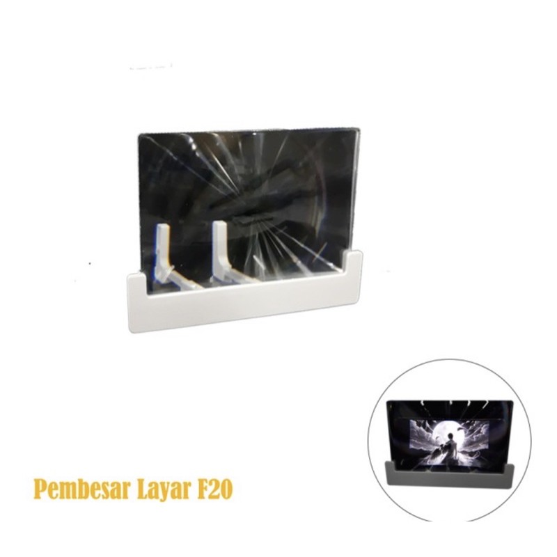 Pembesar Layar hp 3D - Enlarged Screen 3D  F20 - Pembesar Layar 3D F20