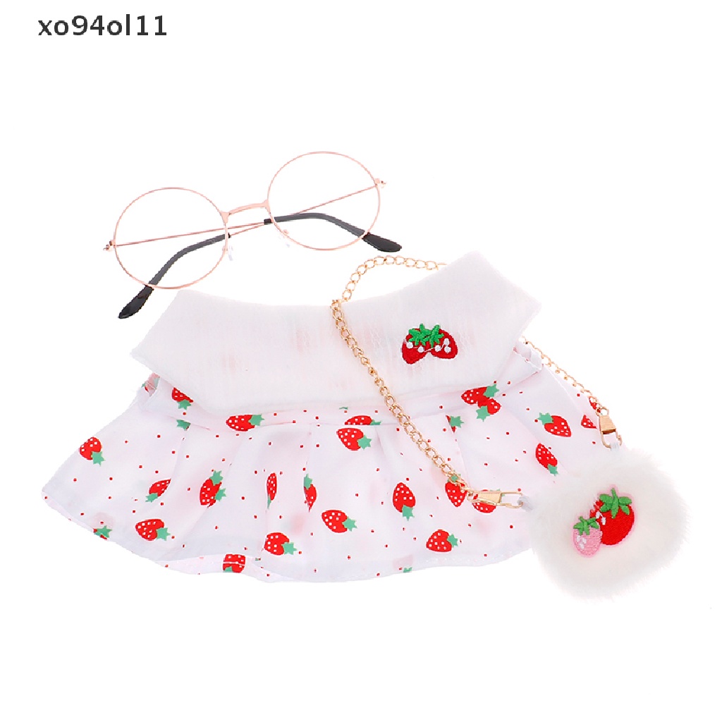 1pc Dress / Tas / Kacamata Bahan Plush Untuk Boneka Bebek 30cm