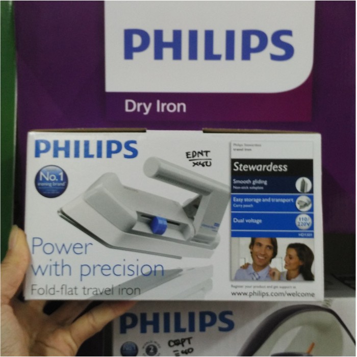 Promo Setrika Lipat Philips HD 1301 Original Garansi 1 Thn HD1301