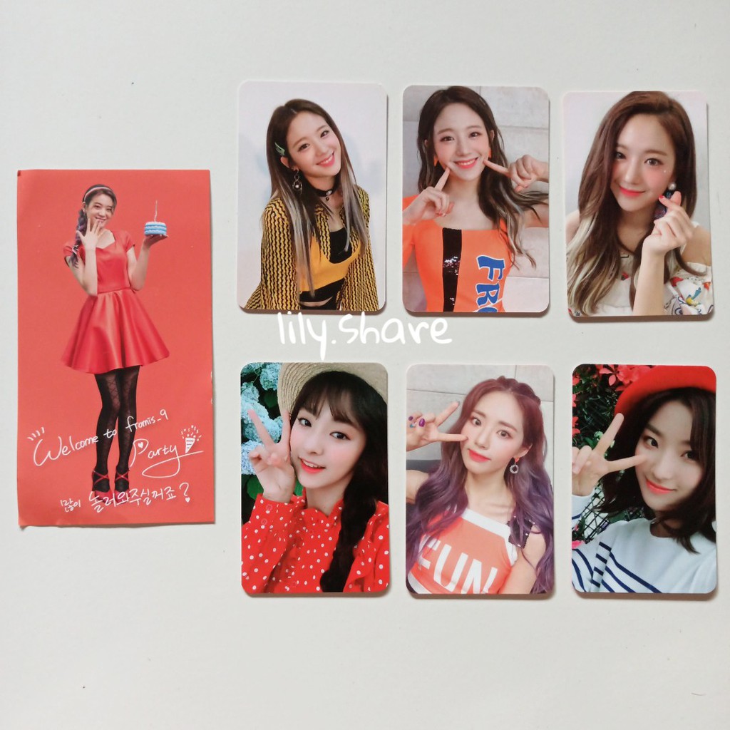 Fromis9 Official Photocard Fun Factory Today Gyuri Nagyung Jiwon Saerom fromis_9
