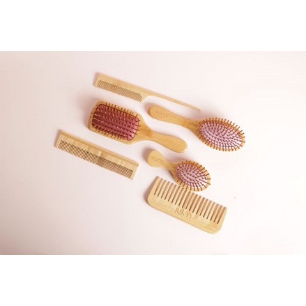 Lumi Bamboo Oval Brush - Hair Brush / Sisir Rambut