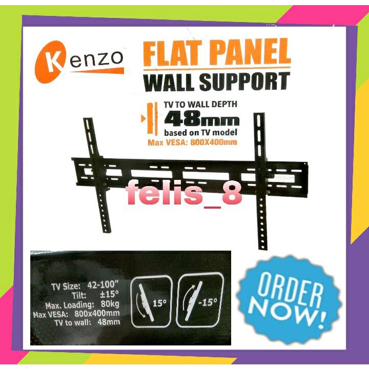 BRACKET KENZO KZ- 13 TV LED 42-100 INCH