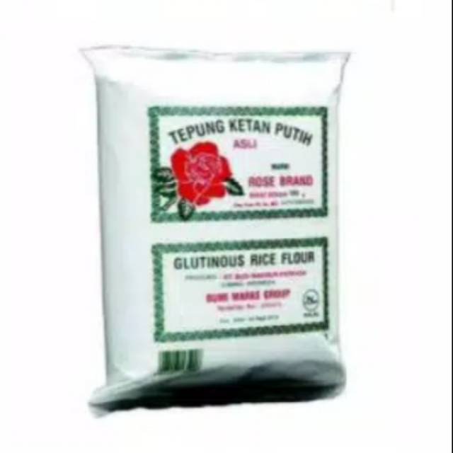 

Tepung ketan putih Rose Brand 500 gr