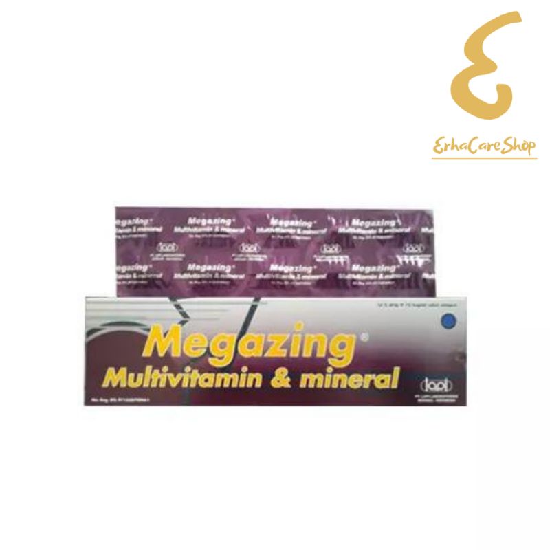 MEGAZING Multivitamin dan Mineral 10 tab