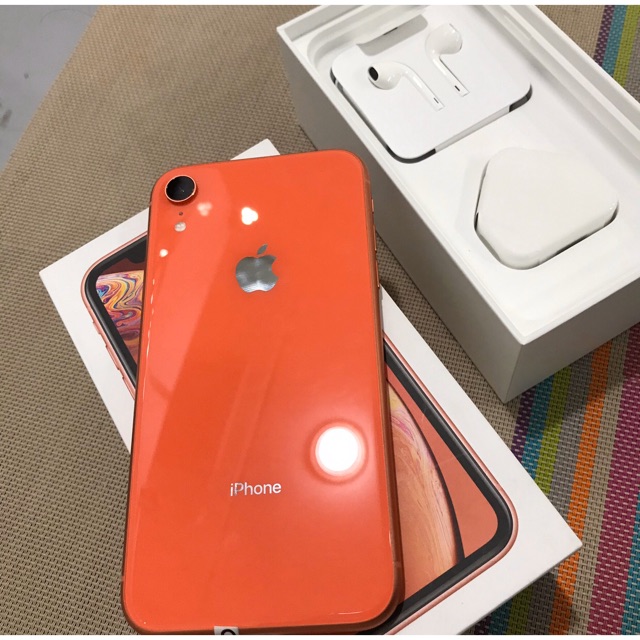 iPhone XR 64gb Coral Ex inter Ori Fullset Bisa Tt | Shopee