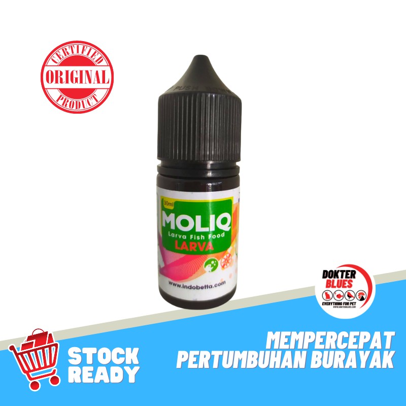 NEW Moliq Pakan Burayak Ikan Pengganti Kutu Air