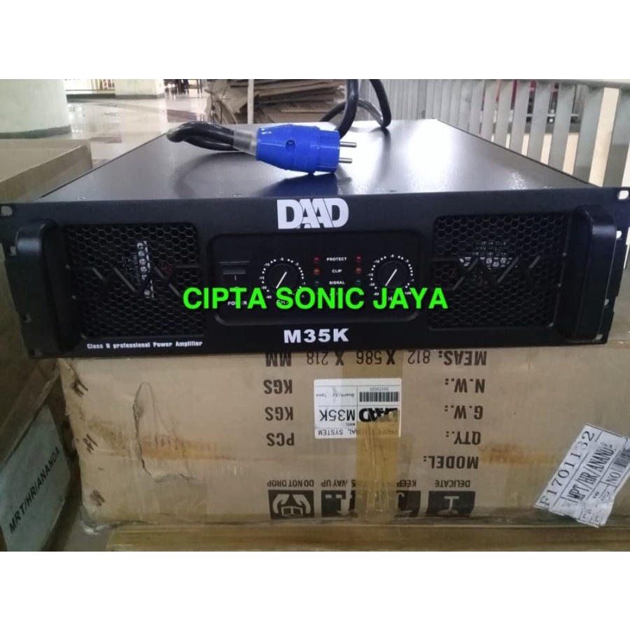 power amplifier DAAD M 35 K / M35 K / M35K ORIGINAL