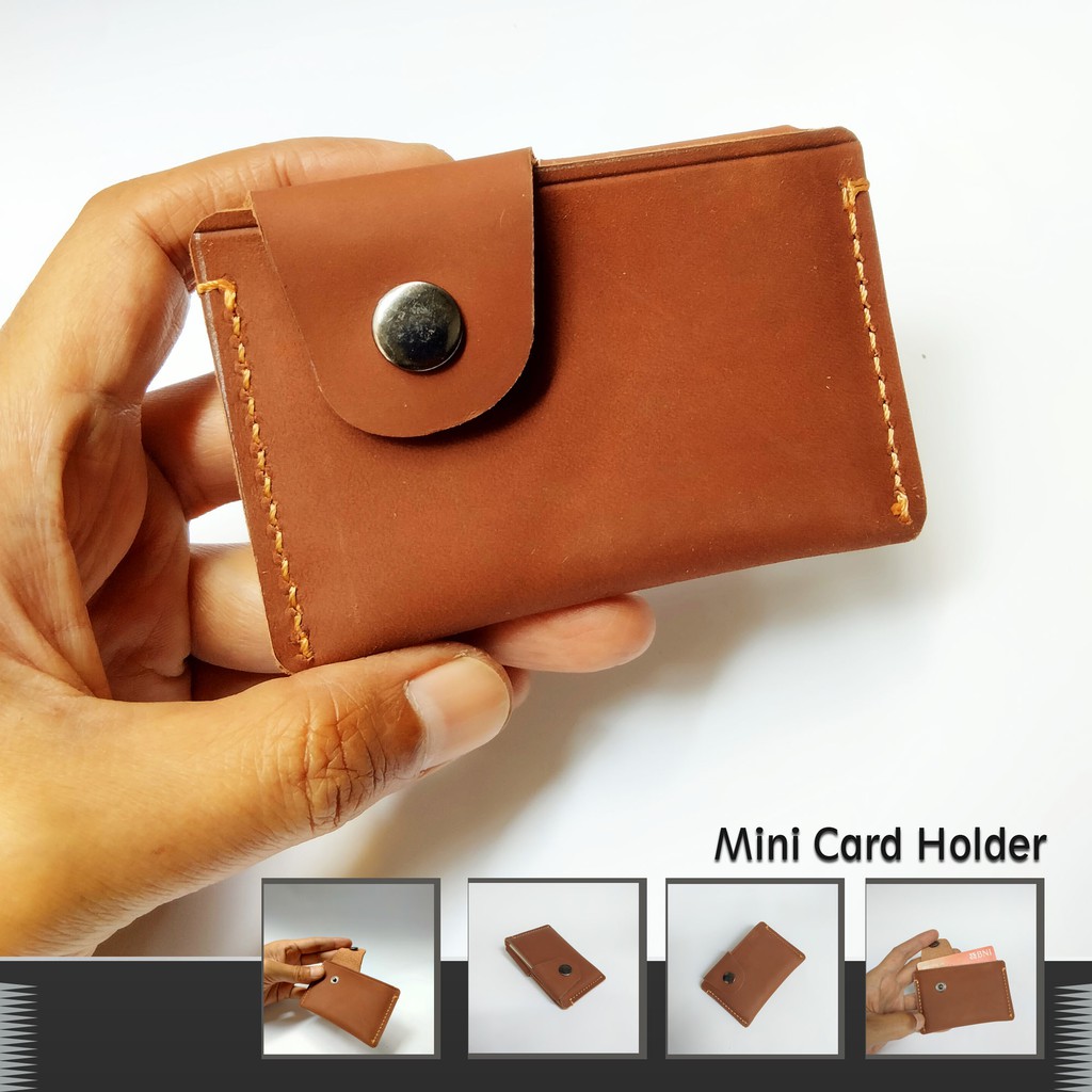 DOMPET KARTU MINI TEMPAT KARTU KULIT CARD HOLDER PRIA WANITA