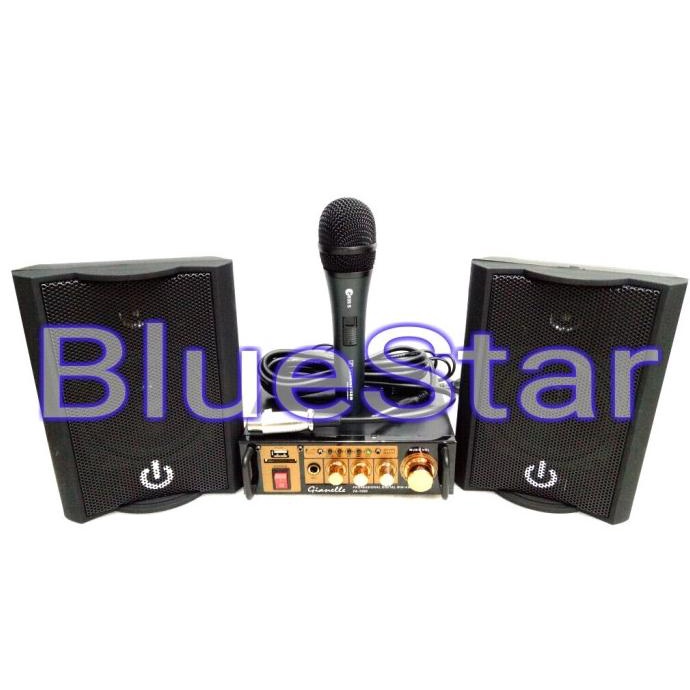 Paket Sound System Karaoke Mini (4 inch)
