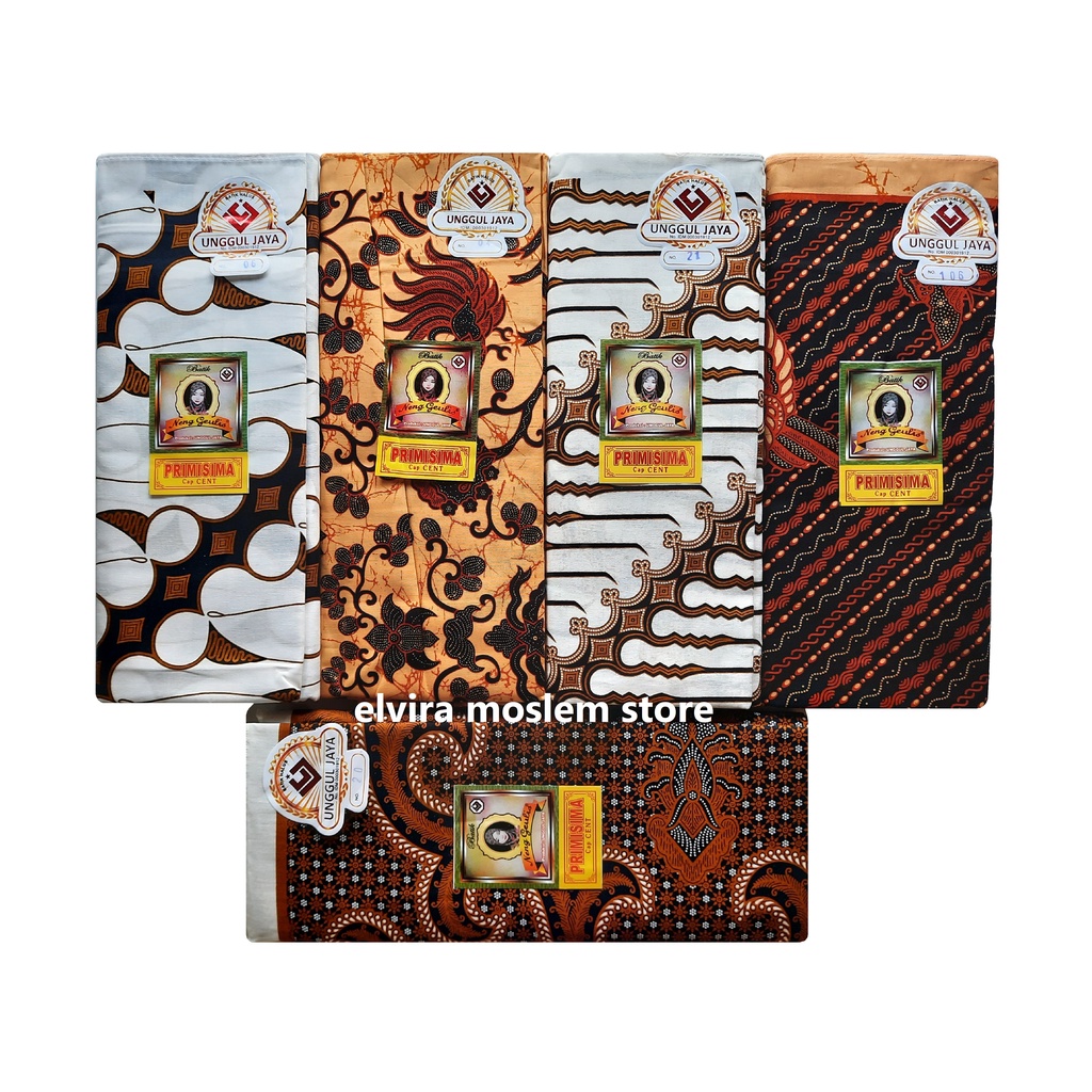 KAIN JARIK BATIK SOGAN PUTIH PEKALONGAN NENG GEULIS