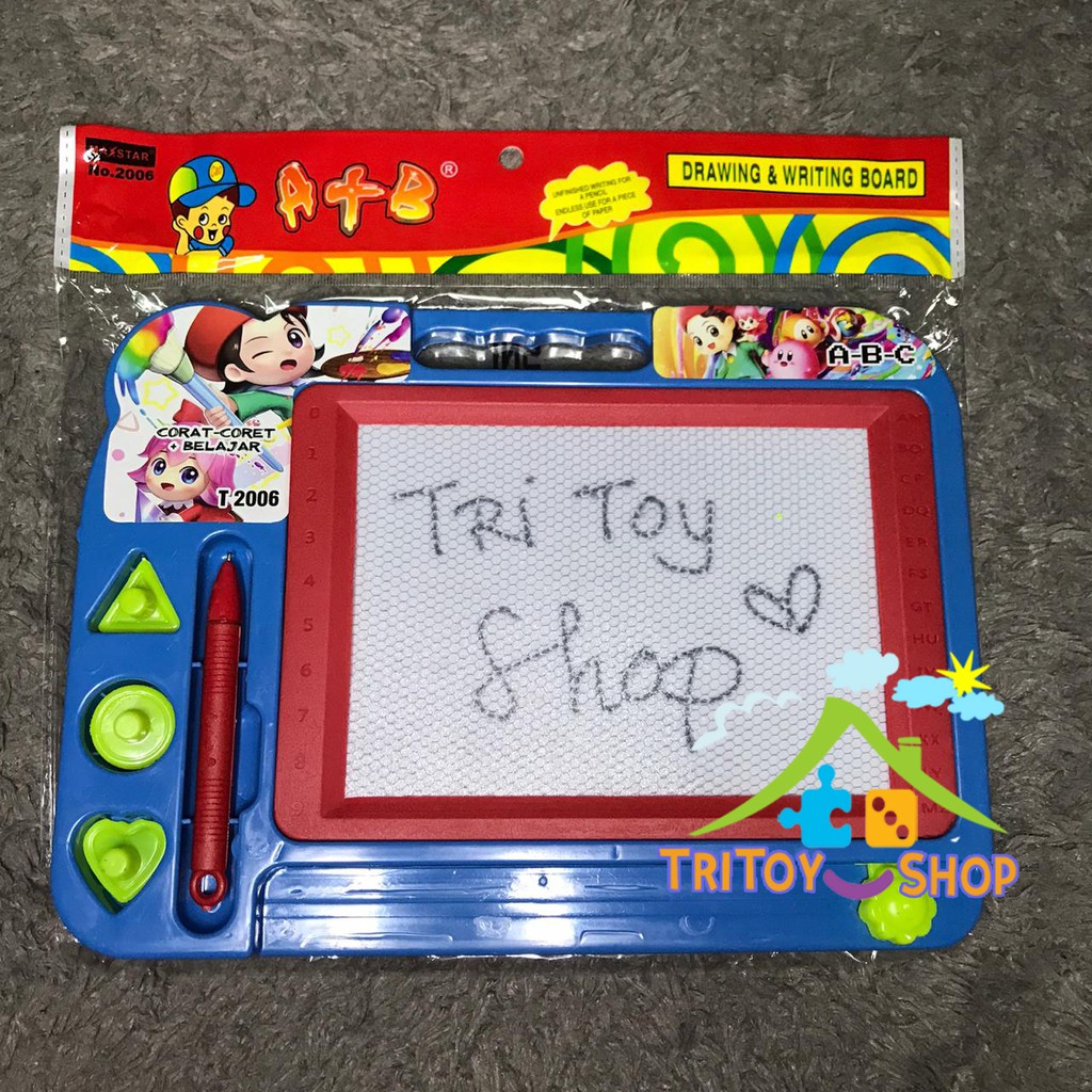

drawing board magnetic / papan tulis magnet magnetic/papan tulis hapus / mainan edukasi motorik