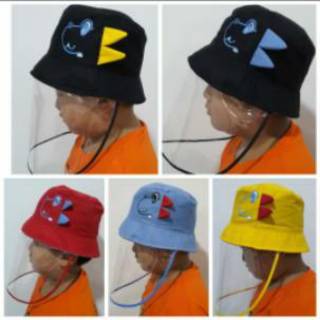 Topi anti corona/Topi Fashion/TOPI SMILE BULAT ANAK /Topi Pelindung