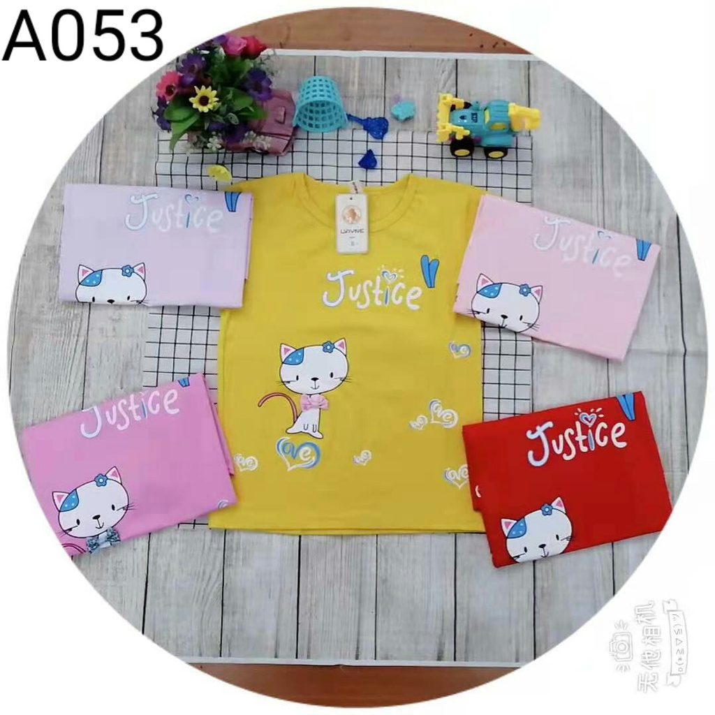 Kaos Anak Perempuan/ kaos anak Import/ Atasan Anak Perempuan import/Kaos Anak Bayi/Kaos 100 Import