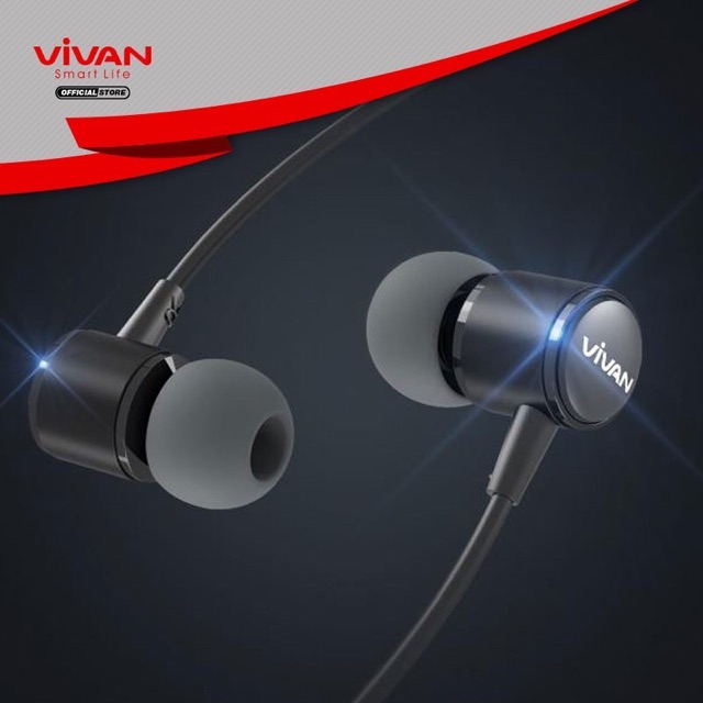 Headset Earphone VIVAN Q11S Q11S Q11S Q 11S Android/ iPhone Bass New Diaphragm Braided Wired Garansi Resmi 1 Tahun - Q11S