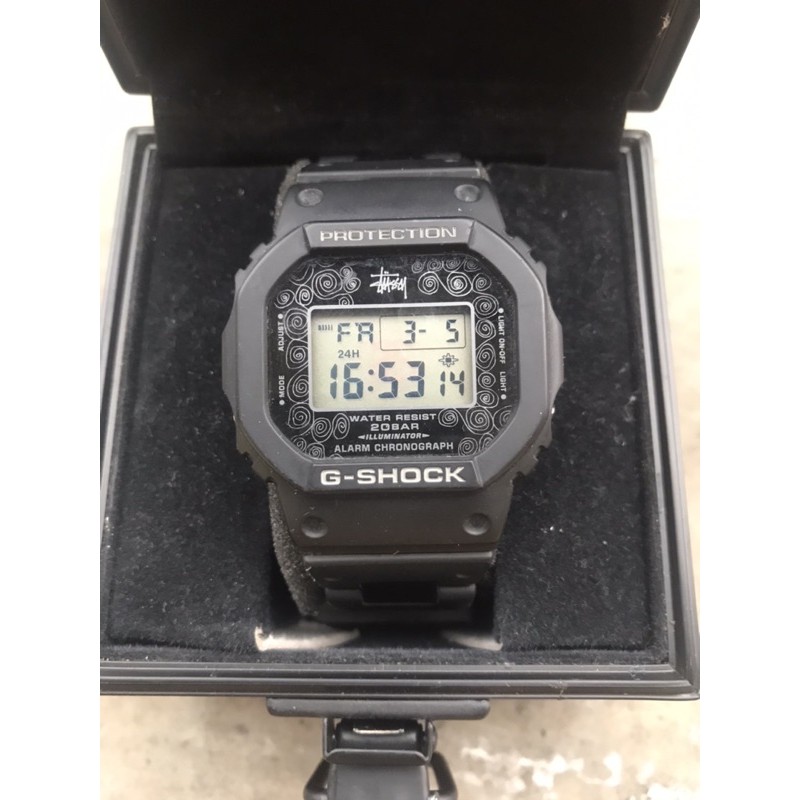 casio g-shock dw5000 stussy