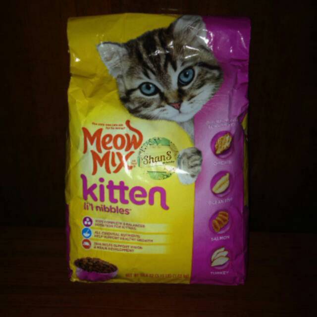 Makanan kucing Meow mix kitten / meow mix adult 510 gram
