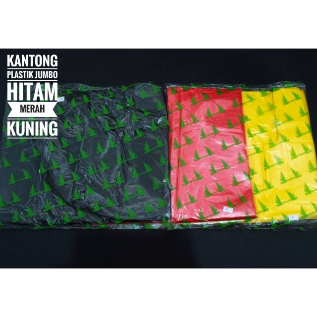 Kantong Plastik Jumbo / Kantong Kresek Jumbo Uk. 39x65 utk Sampah / Dus Catering