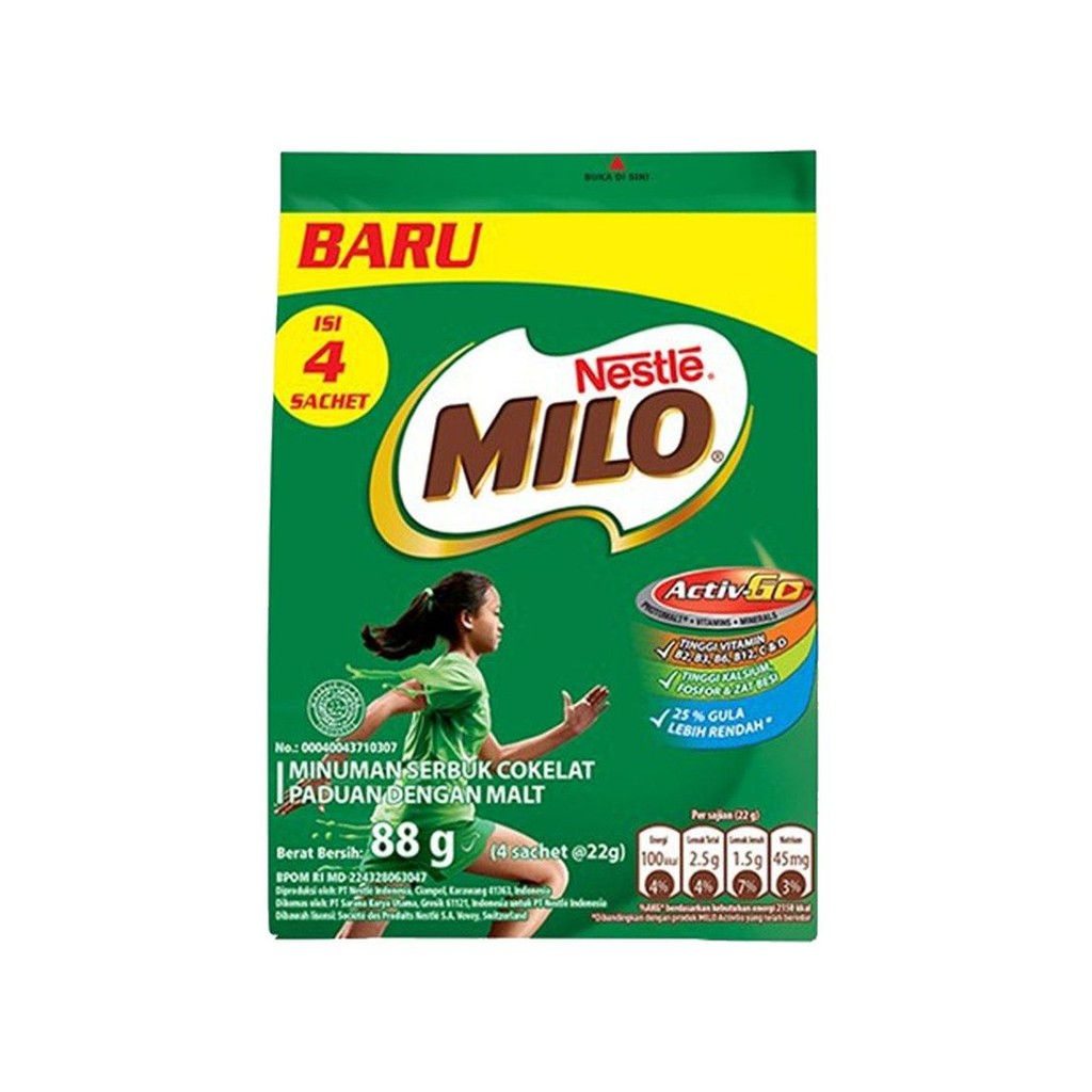 

Milo Activ Go Bag 4x22gr