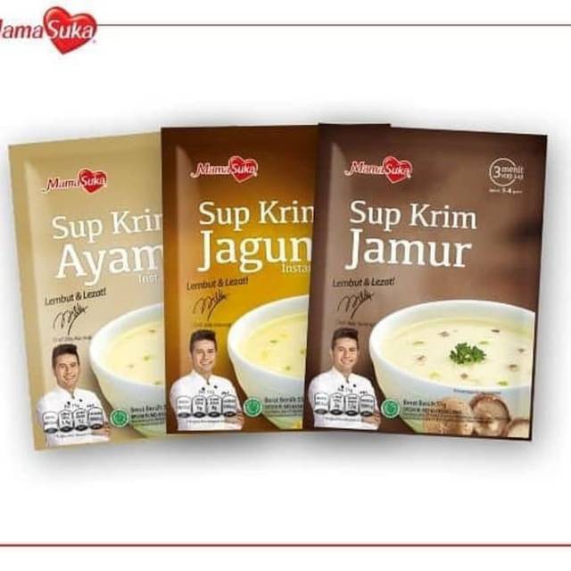 Mamasuka sup krim ayam / jagung / jamur 55 gram