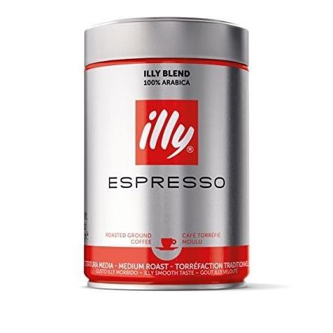 

Coffee Illy Medium Roast Ground Espresso 250 gram Kopi Bubuk Arabica HEMAT