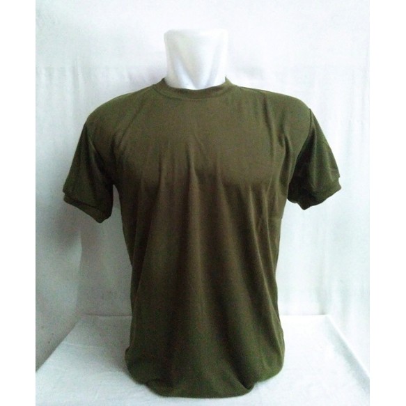 Tictac Kaos Hijau Polos Army TNI