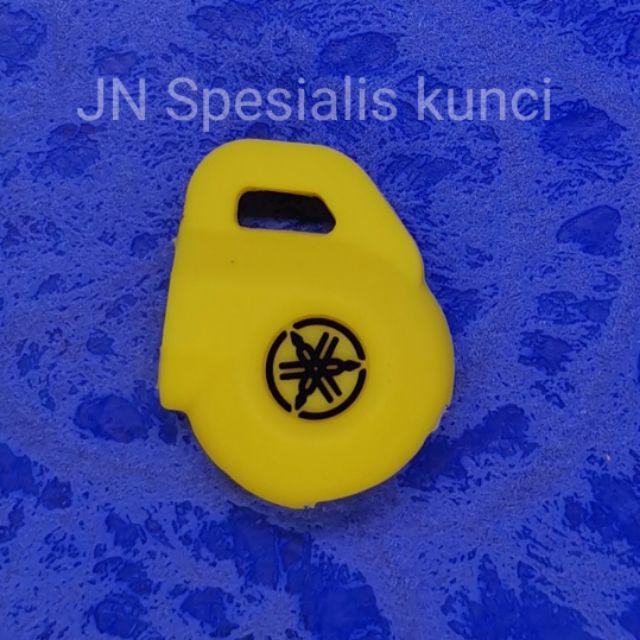 Sarung silikon kunci motor Nmax, lexi-Kuning