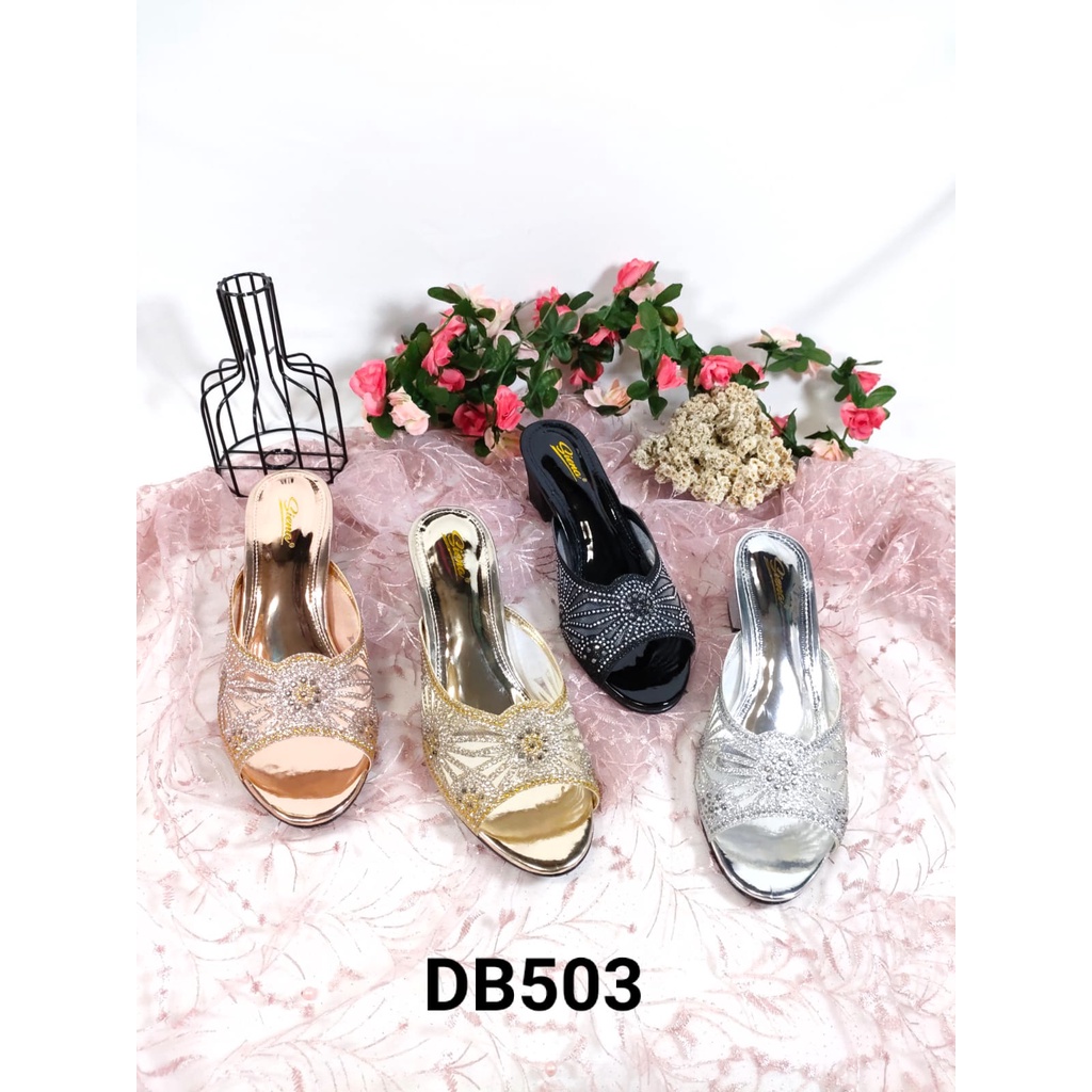 Wedding Siena Heels 5cm Sandal Pesta Wanita Fashion Terbaru