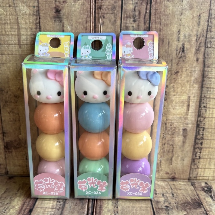 Highlighter - Set Highlighter Unicorn Hello Kitty