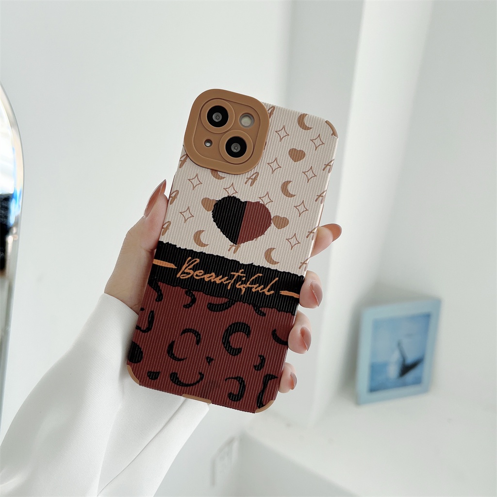 Casing Samsung A03S A32 A22 A52S A12 A11 A02S A02 A01 A50S A30S S22 A21S A33 A13 A10S A72 A01J2 Prime J7 Prime Bahan Kulit Motif Hati Hijau