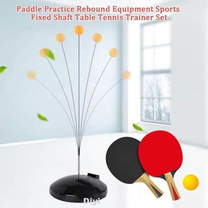 TENIS MEJA ON THE SPOT Exercise TENIS bat and ball table Tennis Trainer Set Mainan Olahraga Anak Tenis Meja Ping Pong Toy