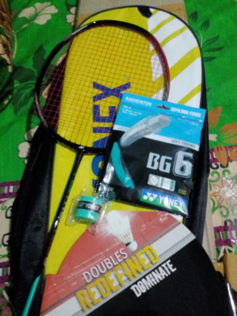 Raket Badminton Yonex Astrox 38D 38S Bonus Tas Senar Grip