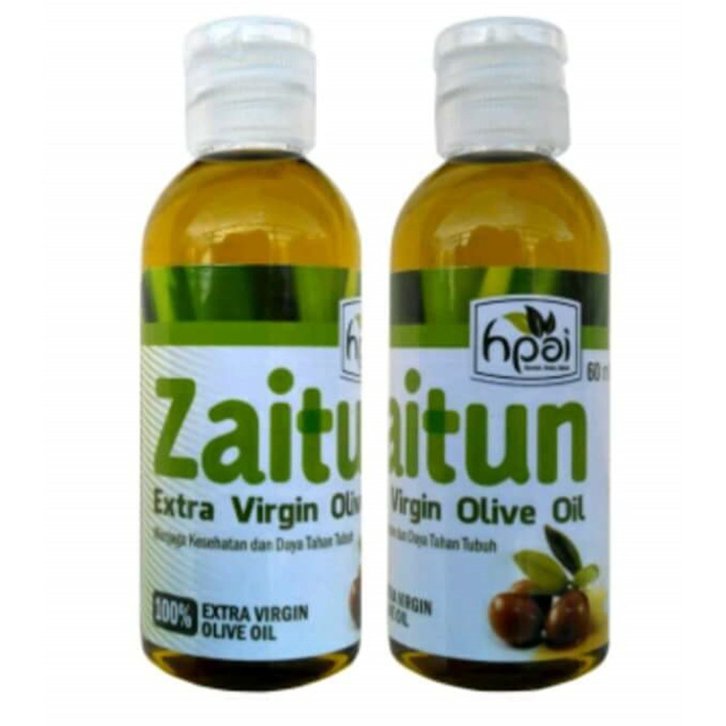 Minyak Zaitun Hpai - Extra Virgin Olive Oil - Kolesterol - Pijat - Bekam - Urut - Kecantikan Wajah