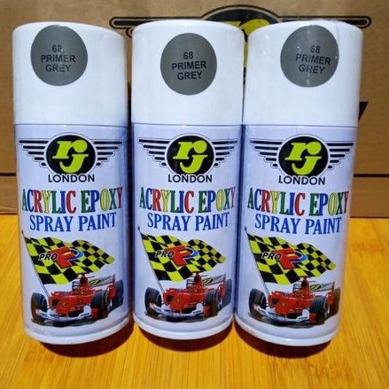 Pilok Pilox Cat RJ Primer Grey 68 Epoxy Warna Dasar Epoxy 150cc Cat Semprot Rj 150cc