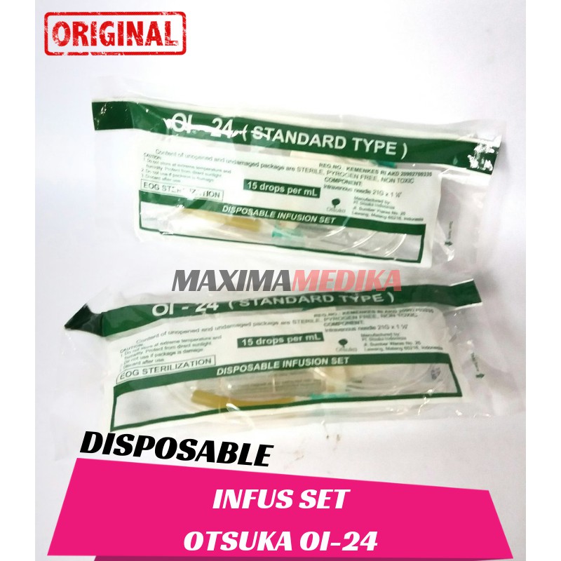 Infusion Set Otsuka OI-24 - Infus set Dewasa