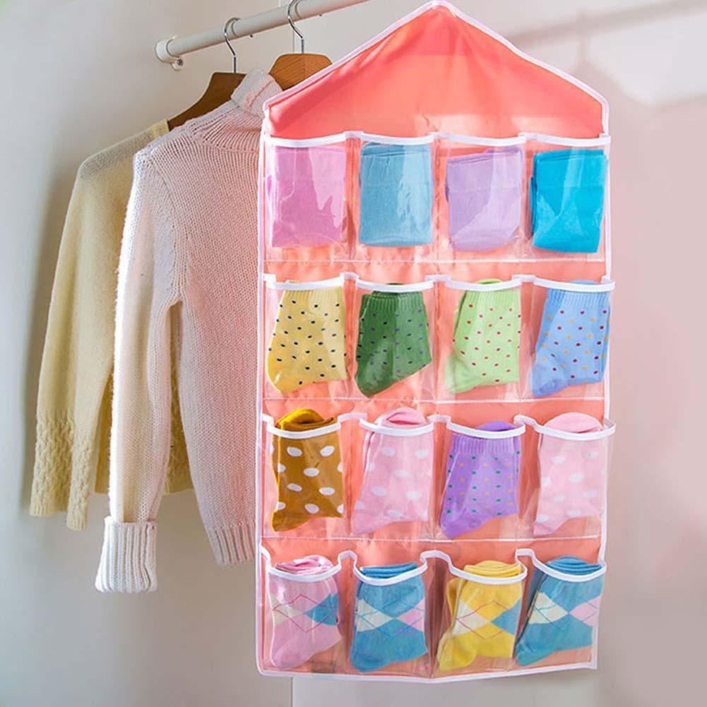 16 Pocket Over Door Hanging Bag Shoe Rack Hanger Storage Tidy Organizer Shopee Indonesia