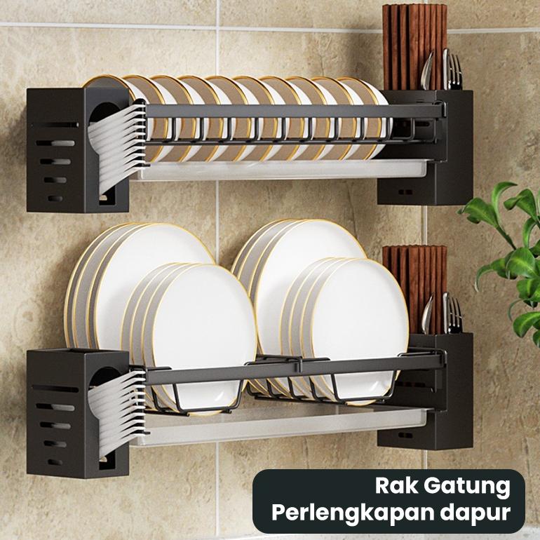 STARLIGHT RAK PIRING GANTUNG WASTAFEL RAK PENIRIS PIRING MANGKUK DINDING RAK PIRING GANTUNG DINDING 