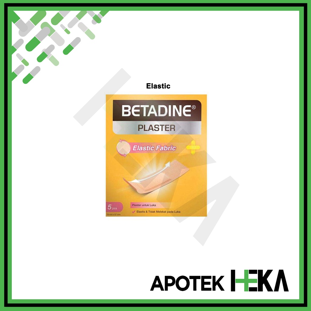 Betadine Plaster isi 5 - Plaster Luka (SEMARANG)