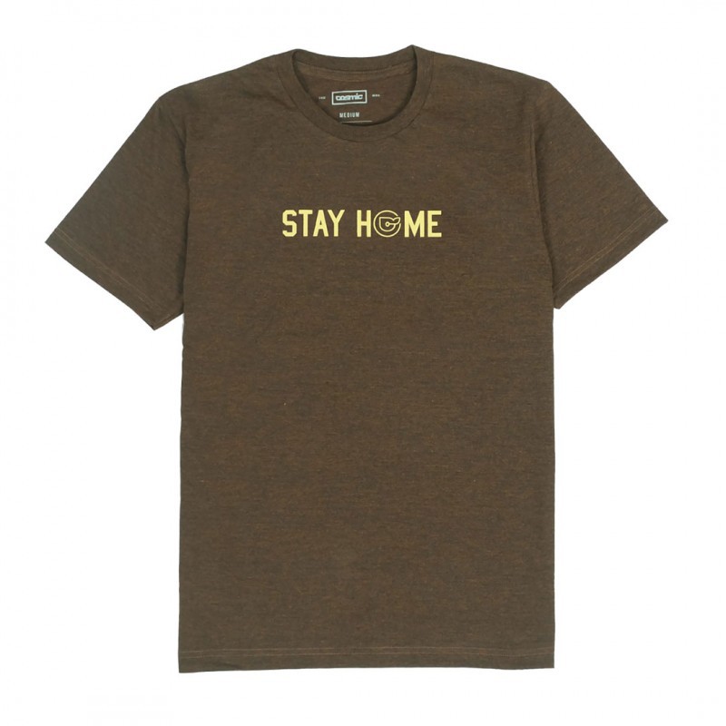 

Cosmic Tees Stay Home Brown