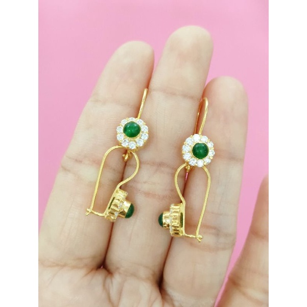 ANTING DEWASA PERAK 925 LAPIS EMAS 24K