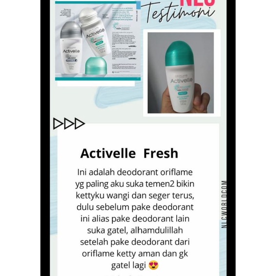 deodorant activelle ungu dan biru