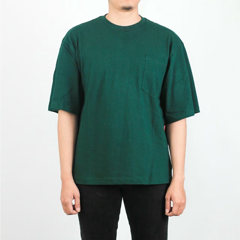 Kaos saku oversize pocket Tshirt Catton combed 24s