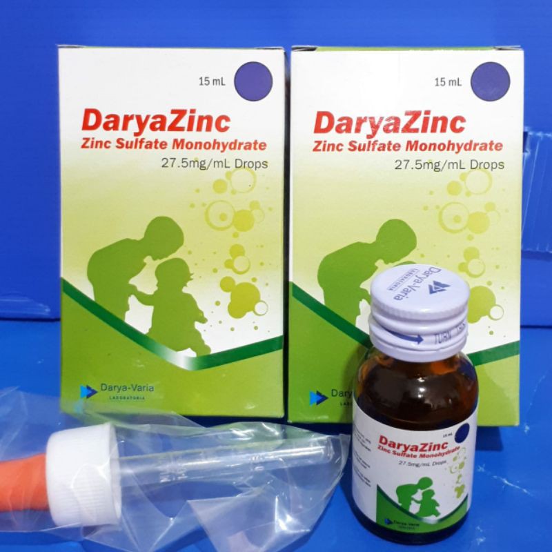 DaryaZinc Drops 15 ml  (Zinc Sulfat Monohidrat)/
